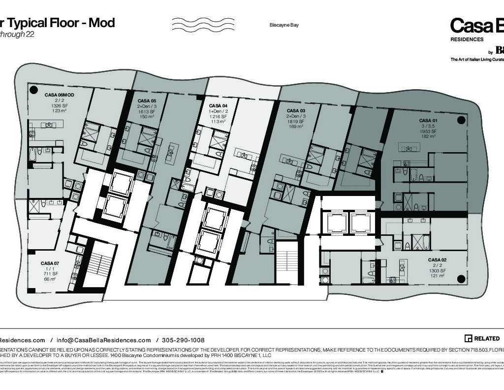 CasaBella-Floors 28-47 Floor and Residences Plans